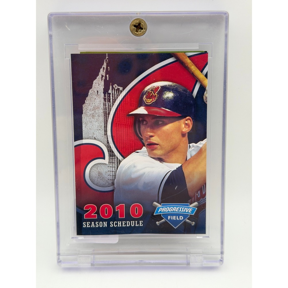 Cleveland Indians 2010 Season Schedule Progressive Field Goodyear Ballpark Card